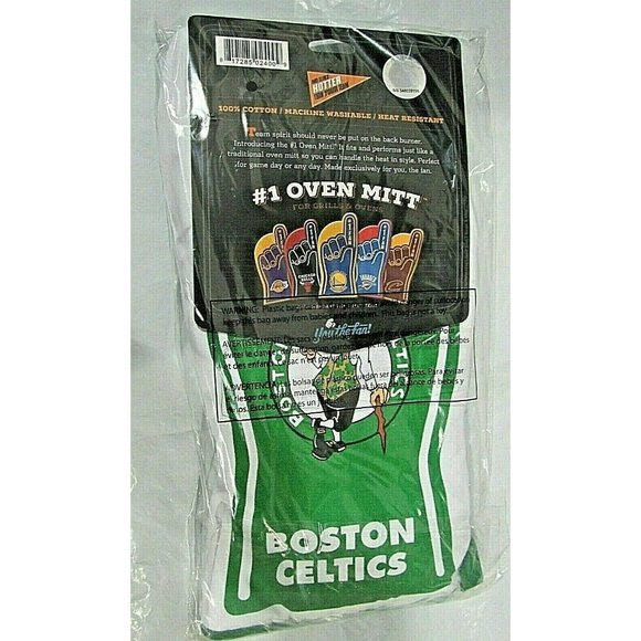 NBA Boston Celtics #1 FAN FINGER Oven Mitt by You the fan - Picture 2 of 2